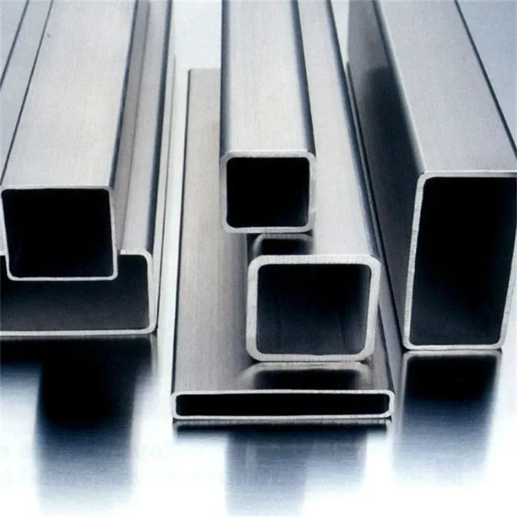 Gr 50 Pibell Sgwâr Ddi-dor