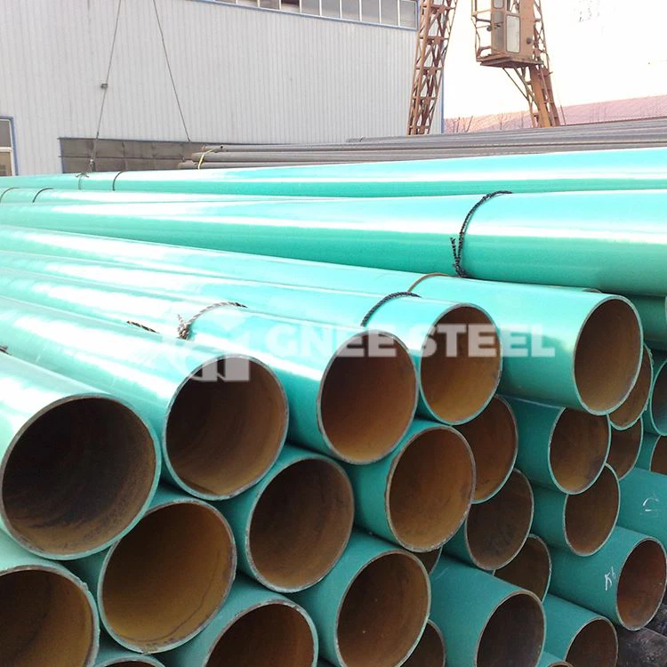 IPN8710 3PE Pibell Dur Troellog Gwrthgyrydiad Diamedr Mwy