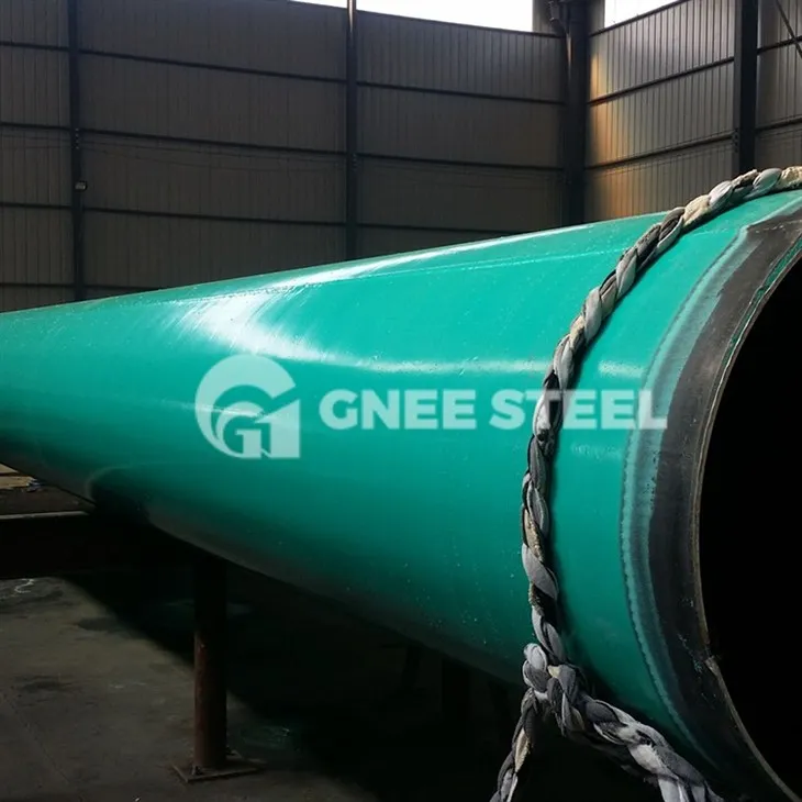 IPN8710 3PE Larger Diameter Anticorrosion Spiral Steel Pipe