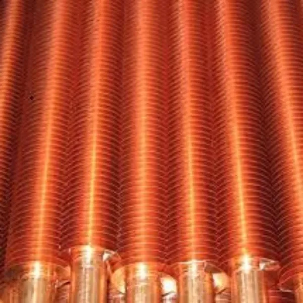 L Finned Tube, L-Foot Tension Clwyfau Finned Tiwbiau