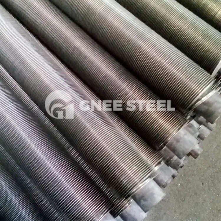 L Math Finned Tube Ar gyfer Cyfnewidydd Gwres