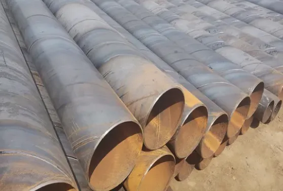 Q235B Pibell coil troellog wythïen syth Q355B pibell wedi'i weldio diamedr