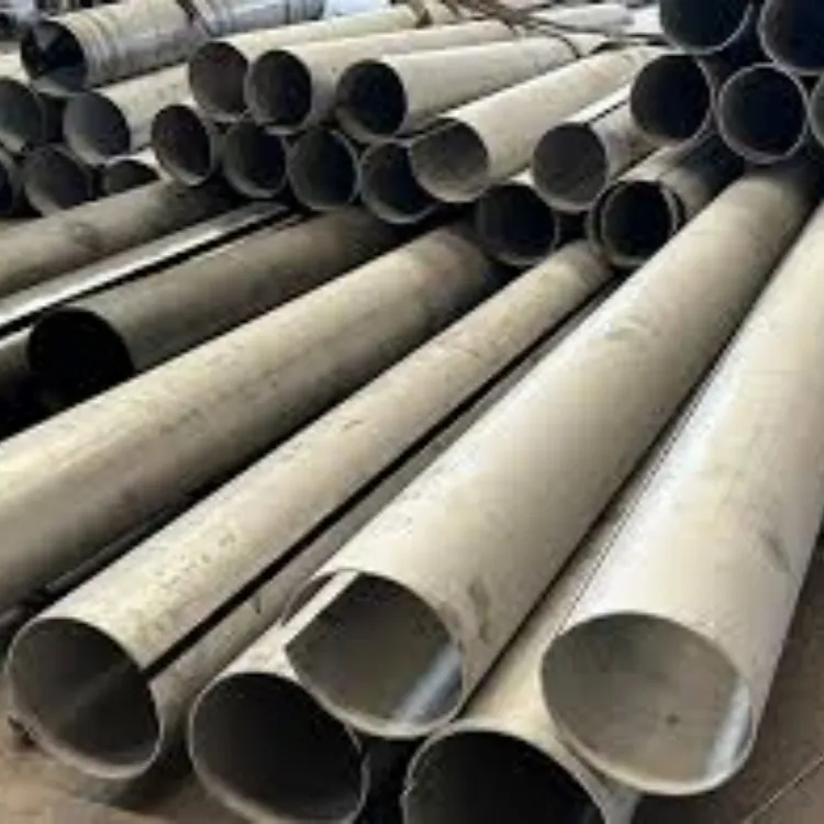 Q355B Pibell wedi'i Weldio â Gwythien Syth -mawr-diamedr