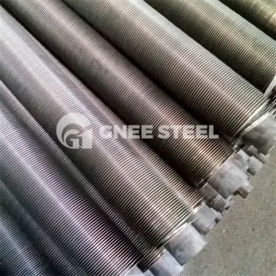 L Math Finned Tube Ar gyfer Cyfnewidydd Gwres