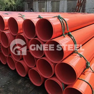 Pibell ddur wedi'i gorchuddio â phlastig ar gyfer amddiffyn rhag tân